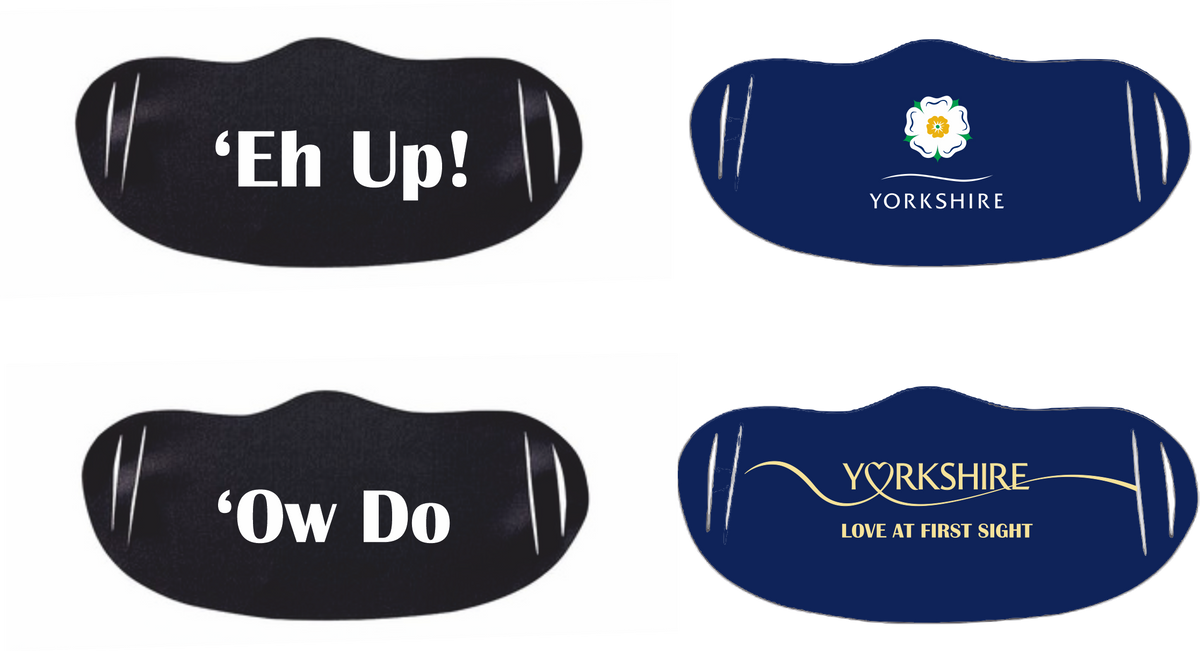 Yorkshire Face Mask. Choice of SIX designs Yorkshire Store
