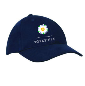 Yorkshire Rose heavy brushed cotton baseball cap
