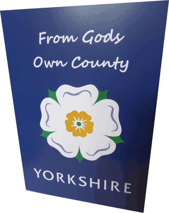 Yorkshire Rose Greetings Card. Pack of 4