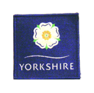 Yorkshire Rose Woven badge