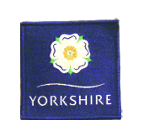 Yorkshire Rose Woven badge