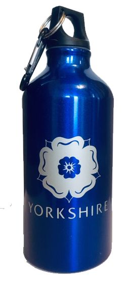 Yorkshire Rose Metal Water Bottle